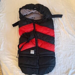 7 AM ENFANT 212 Evolution Stroller Bunting Bag Blanket Chevron Pattern